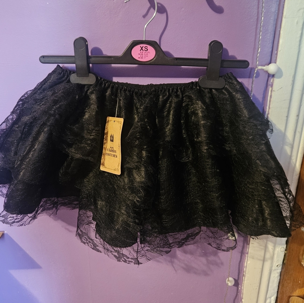 Black Lace Skirt